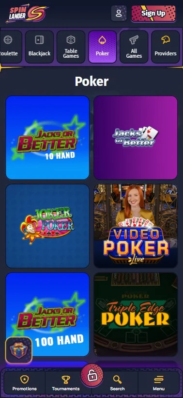 Spinlander casino mobile